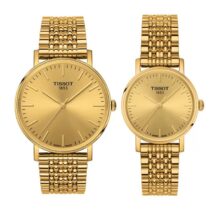 TISSOT ĐÔI – KÍNH SAPPHIRE – QUARTZ (PIN) – DÂY KIM LOẠI