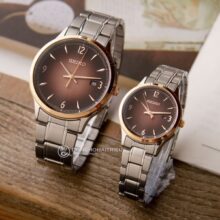 SEIKO ĐÔI – QUARTZ (PIN) – DÂY KIM LOẠI (SGEH90P1 – SXDH02P1) – MẶT SỐ 40MM – 28MM